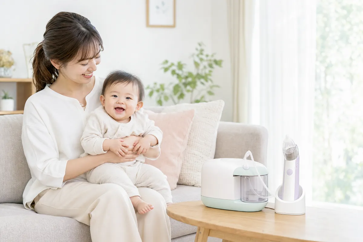 電動鼻水吸引器のおすすめの選び方|タイプ別の特徴と家庭別の選び方