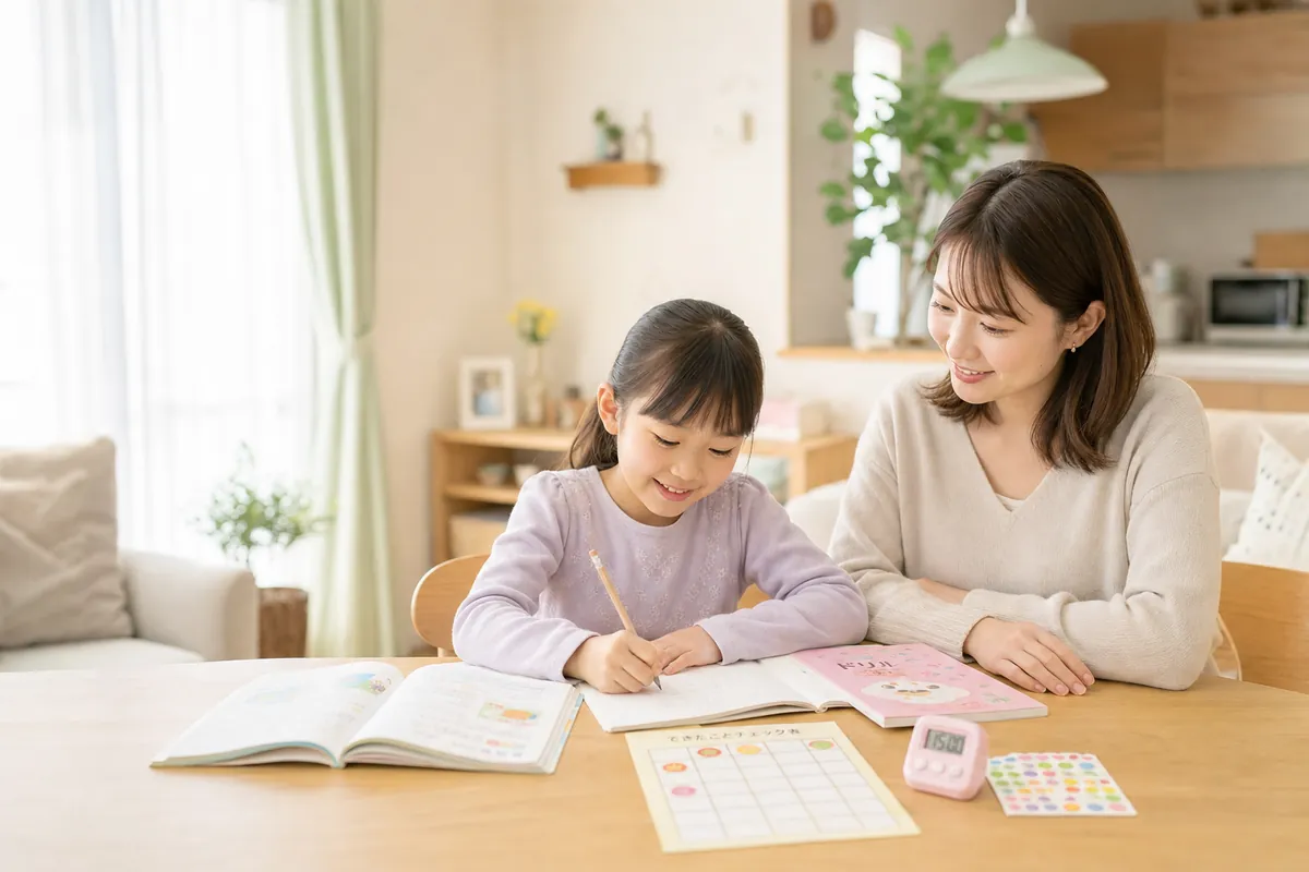 小学生の家庭学習の習慣のつけ方|毎日続く5つのコツと時間の目安