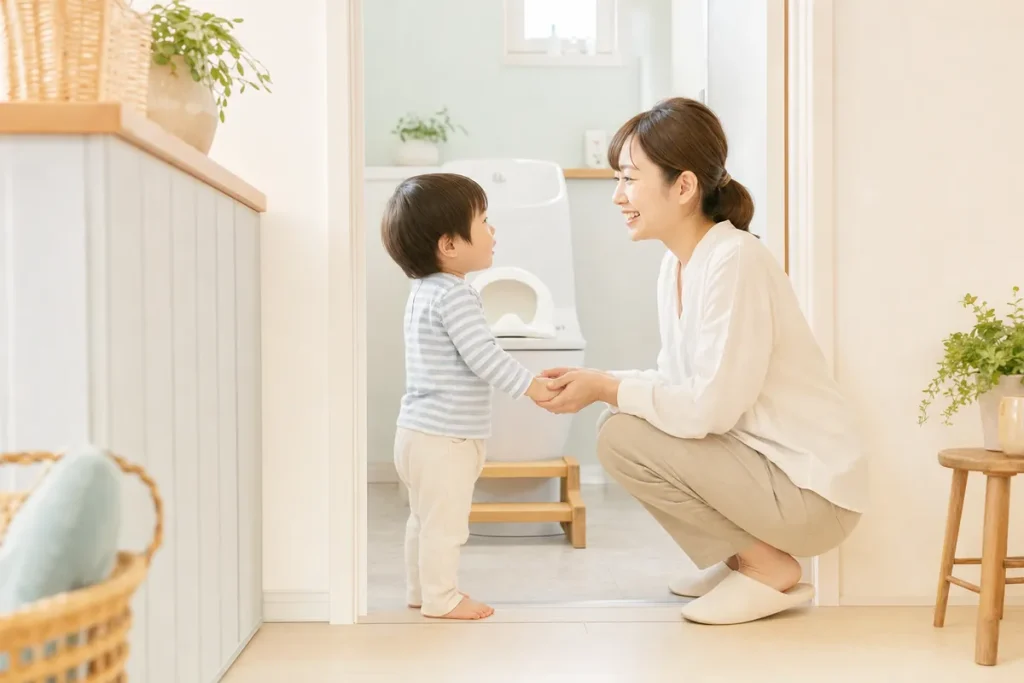 トイトレが進まない原因は?後戻りしたときの進め方と相談の目安