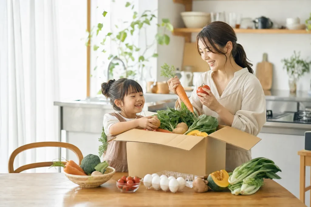 子育て世帯の食材宅配を比較|4タイプの特徴と家庭別の選び方